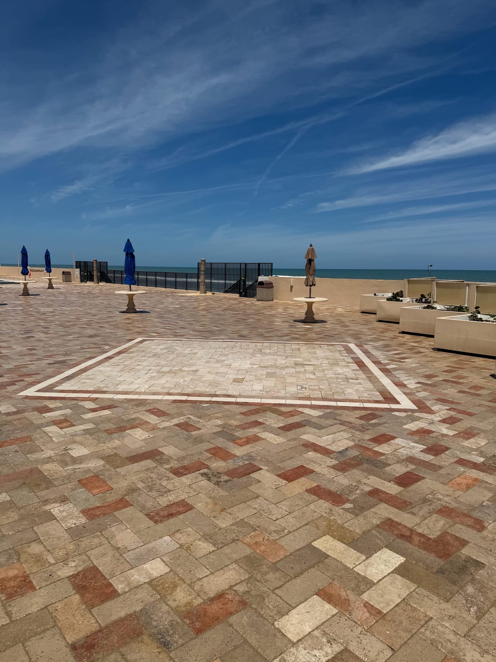 Beachside paver restoration after paver sealing by Wintz Enterprise